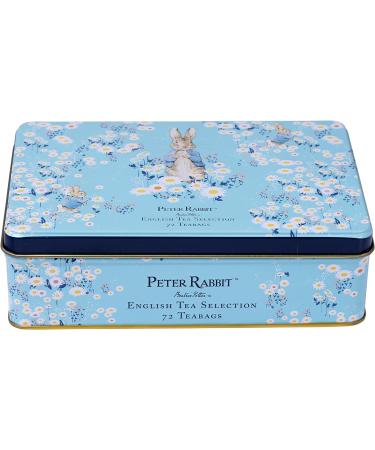 New English Teas Peter Rabbit Daisies Tea Selection Tin with 72 Assorted English Teabags - Buy Online on GoSupps.com