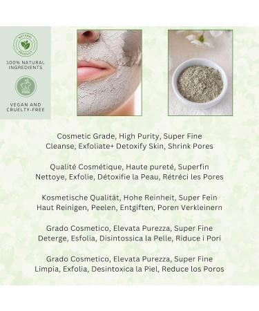 Nature s Intervention - Calcium Bentonite -100% Natural Cosmetic Grade Clay Powder. Deep Pore Skin Cleanser Face Mask Detox. 454g - Buy Online on GoSupps.com