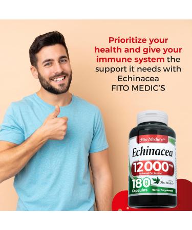 FITO MEDIC'S Lab | echinacea |180 Capsules | echinacea Supplement | Ultra high Absorption. - Buy Online on GoSupps.com