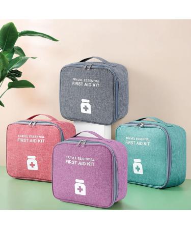 Shop Mecctuck Medication Bag Set - 2 Travel Pharmacy Bags for First Aid & Medical Storage - Large Capacity Gray Emergency Bags for Home Office & Outdoor Use - Buy Online on GoSupps.com