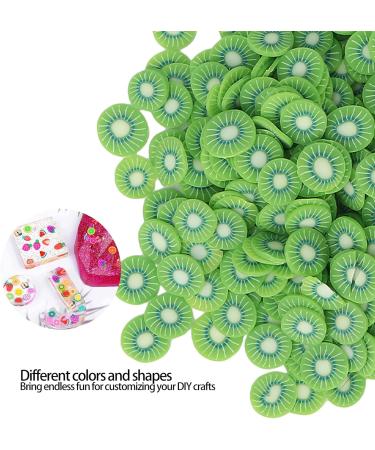 Fruit Nail Art Slices Nail Art Slices with Fruit Shaped Polymer Clay Nail Art Cellphone Glasses Decoration Accessories 10g/pack Nail Charms for Lip Gloss Nail Art DIY(Kiwi) - Buy Online on GoSupps.com
