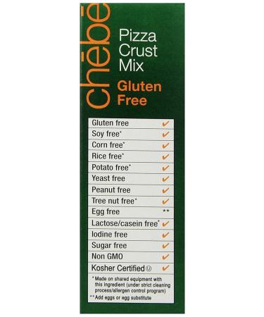 Chebe Bread Pizza Crust Mix - Gluten Free - 7.5oz Box (Pack of 8) - Buy Online on GoSupps.com