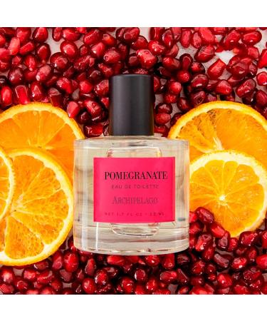 Archipelago Botanicals Pomegranate Eau De Toilette Women s Fragrance for Daily Use Travel Size Cologne Bottle Pomegranate Valencia Oranges and White Peaches Scent 1.64 oz - Buy Online on GoSupps.com