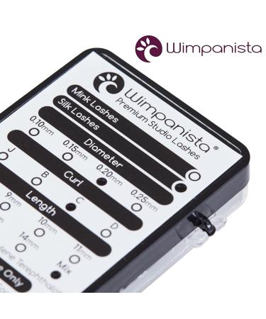 Buy C Curl Silk Eyelashes | 0.10mm Thickness | Individual Lash Extensions 10-13mm | Wimpanista - International Shipping - Buy Online on GoSupps.com