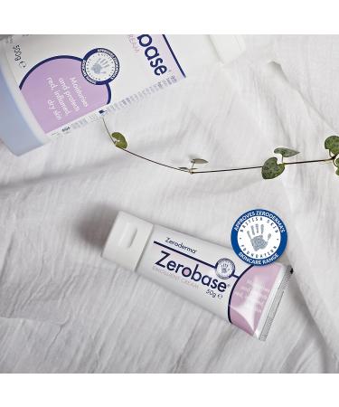 Zeroderma Zerobase Emollient Cream 50g - Moisturizing and Protecting Dry Skin - Buy Online on GoSupps.com