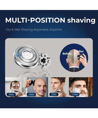 Shaver Replacement Blades for Skull Shaver Pitbull Gold & Silver - 12 Pack Compatible Heads for Pitbull Platinum Pro - Buy Online on GoSupps.com