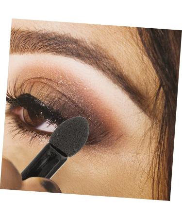 Baluue 400 Pcs Mini Eyeshadow Swab Mascara Wand Lip Balm Brush Concealer Brush Mini Lip Brush Plastic Black - Buy Online on GoSupps.com