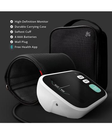 Greater Goods Premium Blood Pressure Monitor Kit with Bluetooth | Smart Heart Rate Monitor | Easy-to-Use Cuff | St. Louis Designed - Buy Online on GoSupps.com
