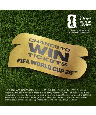 DOVE MEN + CARE Limited Edition FIFA Body Wash & Deodorant Regimen Pack 2 Count Striker Swag for Men for Hydrated Soft Skin & Odor Control - Buy Online on GoSupps.com