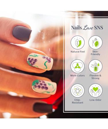 SNS Nail Dip Powder - Blue Note (Blue/Navy) | Long-Lasting & Low-Odor Dipping Powder | 1oz Gelous Color No UV Lamp Required - Buy Online on GoSupps.com