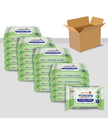 Germisept Advanced 75% Alcohol Antiseptic Hand Sanitizer Multipurpose Wipes (50 Count X 24 packs = [ 1200 Wipes ]) 50 Count (Pack of 24)