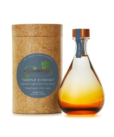 Gentle Evening Fragrance Mist by Scent Beauty - Beautiful and Light Spray Fragrance from Nature - Vegan and Non-Toxic Mist Featuring Notes of Ylang Ylang and White Amber - 2.0 Oz / 60ml Gentle Evening 2 Ounce (Pack of 1) - Buy Online on GoSupps.com