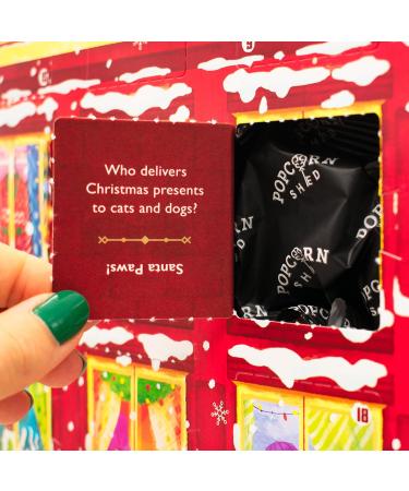 Popcorn Shed Gourmet Popcorn Christmas Advent Calendar 2023 24 Days of Popcorn - 6 Luxury Flavours All Natural and Vegetarian Foodie Gift Non-Chocolate Advent Calendar Gourmet Popcorn Advent Calendar 2023 - Buy Online on GoSupps.com