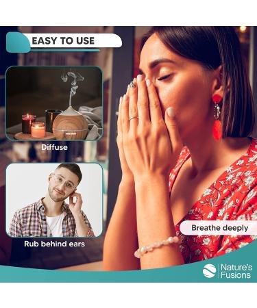 Nature's Fusions Vertigo Relief & Ginger Oil Nausea Essential Oil Blend (15ml) - Fast-Acting Motion Sickness, Morning Sickness, Dizziness & Vertigo Medicine with Peppermint - 100% Natural Relief - Buy Online on GoSupps.com