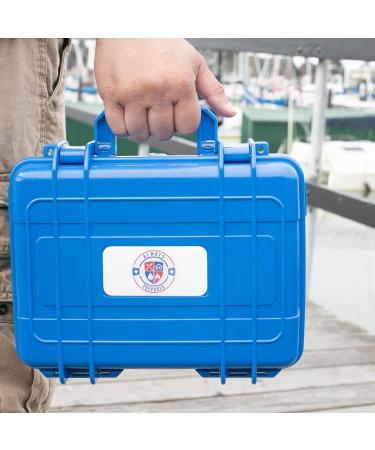 Marine First Aid Kit with Emergency Survival Supplies - Waterproof Storage Case - Coastal Guard Approved - Buy Online on GoSupps.com