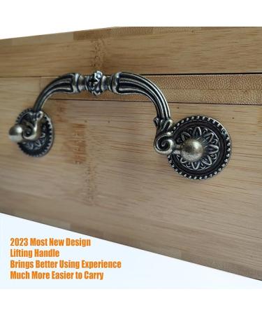 JIABOLANG Bamboo Box with Combination Lock & Accessories - Smell Proof Jars  Rolling Tray  Smell Proof Pouch - Family Organizer Set - Buy Online on GoSupps.com