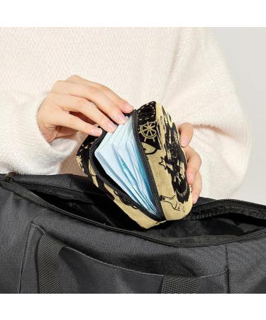 Women's Bonds Storage Pockets - Portable Period Kit Bag with Stillpad Holder for Girls | Pirate Design - Buy Online on GoSupps.com