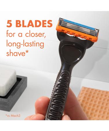 Gillette Fusion5 Men's Razor Blade Refills - 4 Count (Pack of 1) - Buy Online on GoSupps.com