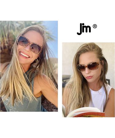JM 2 Pack Bifocal Reading Glasses Square Gradient Sunglasses +1.5 for Women - Black & Tortoise - Buy Online on GoSupps.com