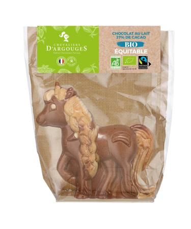 Chevaliers d'Argouges - Unicorn milk chocolate 37% Organic/Fair Trade - Easter chocolate - 90g