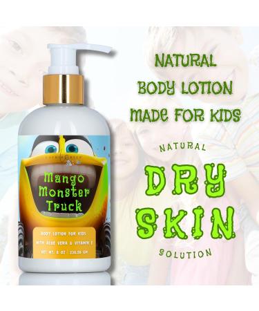 Lather Green Kids Body Lotion Plant Based Gentle Moisturizer with Shea Butter Safe for Sensitive Skin Mango Monster Truck 3 Pack (8 oz Each) - Buy Online on GoSupps.com