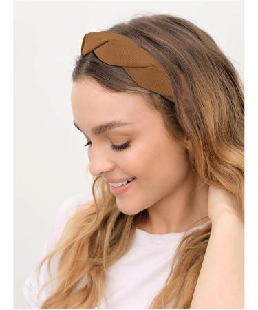 4 Pieces Braided Headband for Women Girls Wide Hairband Fashion Non Slip Hairhoop Weaving Shape Accessories Solid Colors Trendy Headbands - Buy Online on GoSupps.com