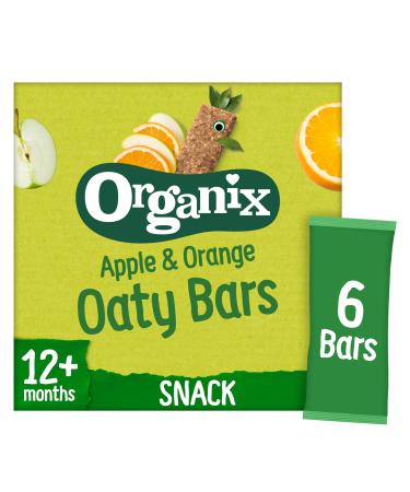Organix Apple and Orange Soft Oaty Bars 12 months + 6 x 30g