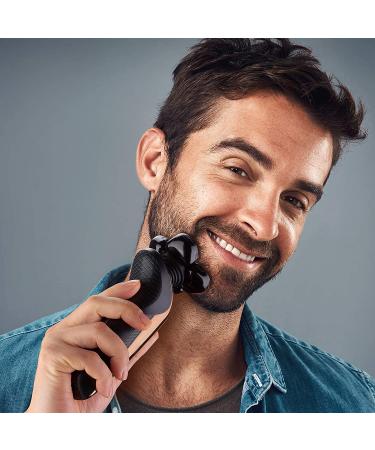 Cordless Rechargeable Electric Razors for Bald Men - 6 in 1 Grooming Kit with Charging Station - Buy Online on GoSupps.com