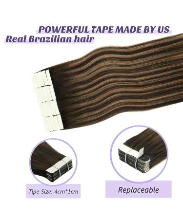 Buy Vario 16 Tape-in Hair Extensions | 20Pcs Seamless Remy Real Hair #1BT6P1B | International Shipping - Buy Online on GoSupps.com