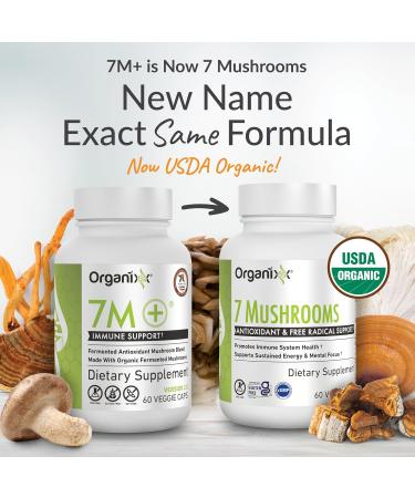 Organixx 7 Mushrooms & Immunity 3 Bundle Organic Immune Support with Vitamin C Zinc & Elderberry Plus 7 Functional Mushrooms for Energy & Well-Being Vegan Gluten Free 60 Capsules Each - Buy Online on GoSupps.com