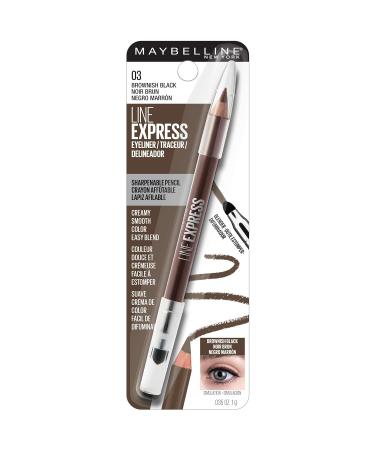 Maybelline Line Express Brownish Black Eyeliner Pencil - 1 Count - Buy Online on GoSupps.com