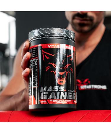 MASS GAINER VITASTRONG - 30% Whey Protein Cluster Dextrin 3g Creatine Monohydrate Powder - Gainer Muscle Gain - Powerful Formula - Premium Quality - Buy Online on GoSupps.com