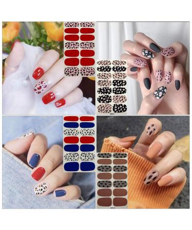 Kalolary 20 Sheet 3D Nail Film & Self-Adhesive Nail Stickers with Nail File - DIY Nail Art for Women & Girls - Buy Online on GoSupps.com