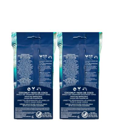 Pacifica Beauty Coconut Milk & Essential Oils Underarm Deodorant Wipes Helps Remove Odor Aluminum-Free Vegan & Cruelty-Free 30 Wipes (2-Pack) Coconut Milk & Oil - Pack of 2 - Buy Online on GoSupps.com