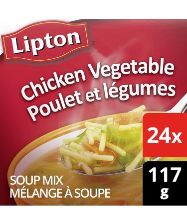 Lipton Soup Mix Noodle with Chicken Vegetable 117 GR 24 Count Chicken Noodle Chicken Vegetable 117 g (Pack of 24) - Buy Online on GoSupps.com
