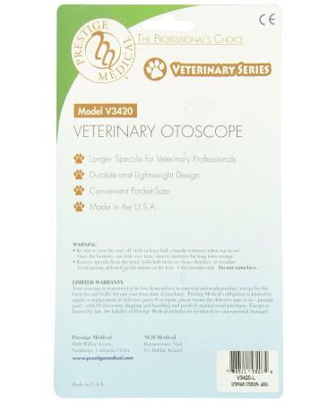 Buy NCD Medical Prestige Veterinary Otoscope Size L | International Shipping Available - Buy Online on GoSupps.com
