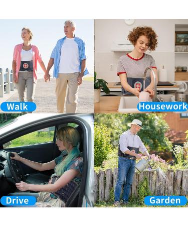 6xigouma Decompression Back Belt - Lumbar Support for Lower Back Pain Relief - Fits Waist Size 29-49 Inches (Blue) - Buy Online on GoSupps.com