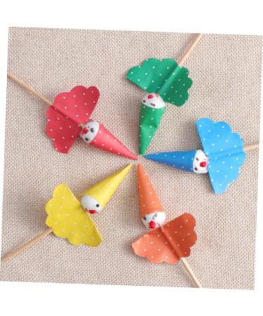 KOMBIUDA 80pcs Cake Toppers Cake Decorations Fruit Decor Cupcake Decoration Cupcake Topper Cake Decorating Supplies Cupcake Stick Cupcake Topping Birthday Cake Topper Clown Toothpick - Buy Online on GoSupps.com