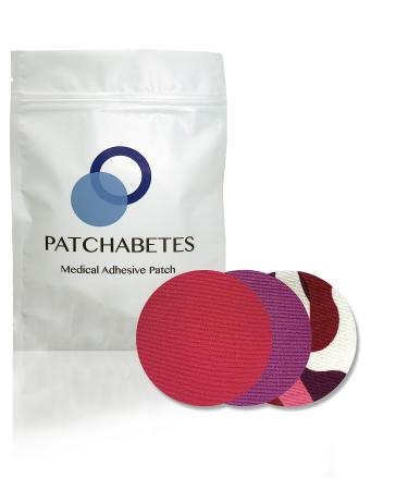Small Round Patches - Compatiable with The Freestyle Libre 2 & 3 + Smaller Sensors & Devices (Pink Camo Mixed)