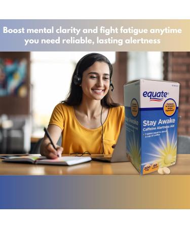 FUSION SHOP STORE Smart choices meaningful life! Caffeine Tablets- Stay Awake 200mg 80 Count (Pack of 1) - Buy Online on GoSupps.com
