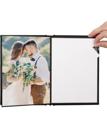 5" x 7" Black Leather Self-Stick Photo Album - Buy Online on GoSupps.com
