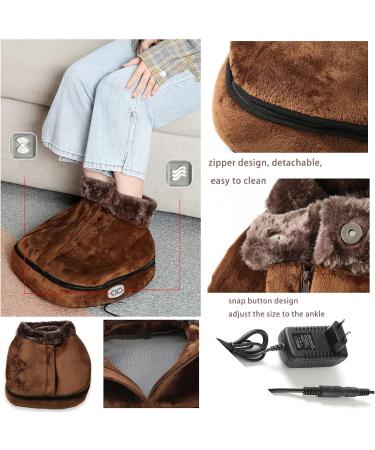 Buy AxtMR Heated Slippers - Removable Zipper Foot Warmer Quick Heating Gray Split Design | International Shipping Available - Buy Online on GoSupps.com