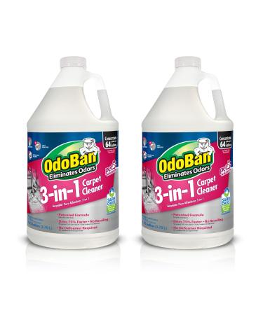 OdoBan 1 Gal 3-in-1 Carpet Cleaner, 2-Pack