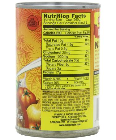 Nalley Hot Chili with Beans 14oz Cans (Pack of 8) - Buy Online Now - Buy Online on GoSupps.com
