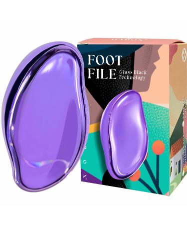 Callus Remover for Feet Dead Skin Scrubber Foot Scrub in Shower Heel Scraper Pedicure Tool for Men Women Foot SPA Purple | Crystal