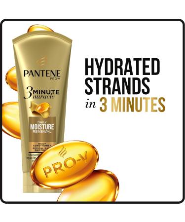 Pantene Pro-V Daily Moisture Renewal 3 Minute Miracle Conditioner - Pack of 3, 6 Fl Oz Each - Buy Online on GoSupps.com