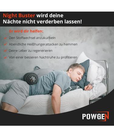 Buy Powgen Night Buster - 4-in-1 Delicious Drink with Garcinia Cambogia Fiber & Vitamins | 30 Bags + Free E-Book | International Shipping Available - Buy Online on GoSupps.com