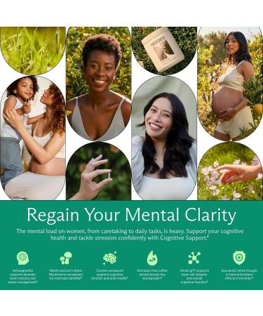 Needed. Cognitive Support - Comprehensive Supplement with Ashwagandha Reishi & Lion's Mane Mushrooms Breastfeeding Safe - Supports Focus Attention & Memory 30-Day Supply - Buy Online on GoSupps.com