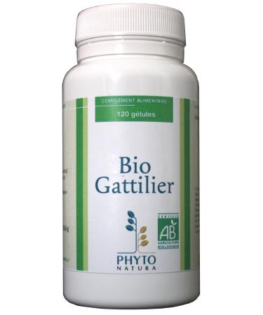 ORGANIC CHATTILIER - Food Supplement - 120 Vegetable Capsules with a Strength of 96 mg - 37.8 g