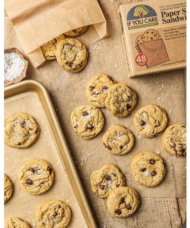 If You Care Natural Sandwich Bags - 48 Count | Eco-Friendly Snack Storage - Buy Online on GoSupps.com
